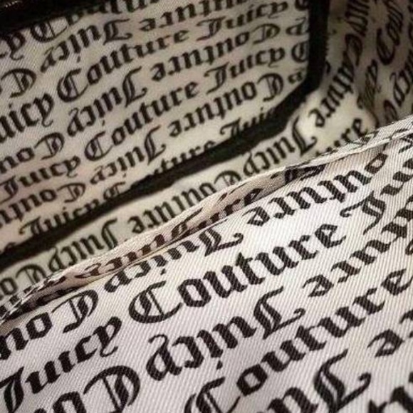 NWT Juicy Couture Black Goth Mini Backpack with Adjustable Faux‎ Leather Straps
